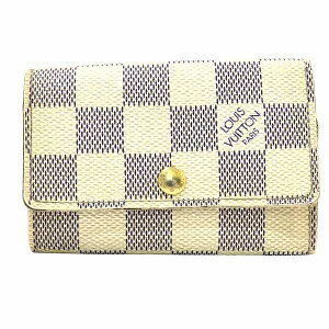 Louis Vuitton Damier Azur White Multicle Key Case